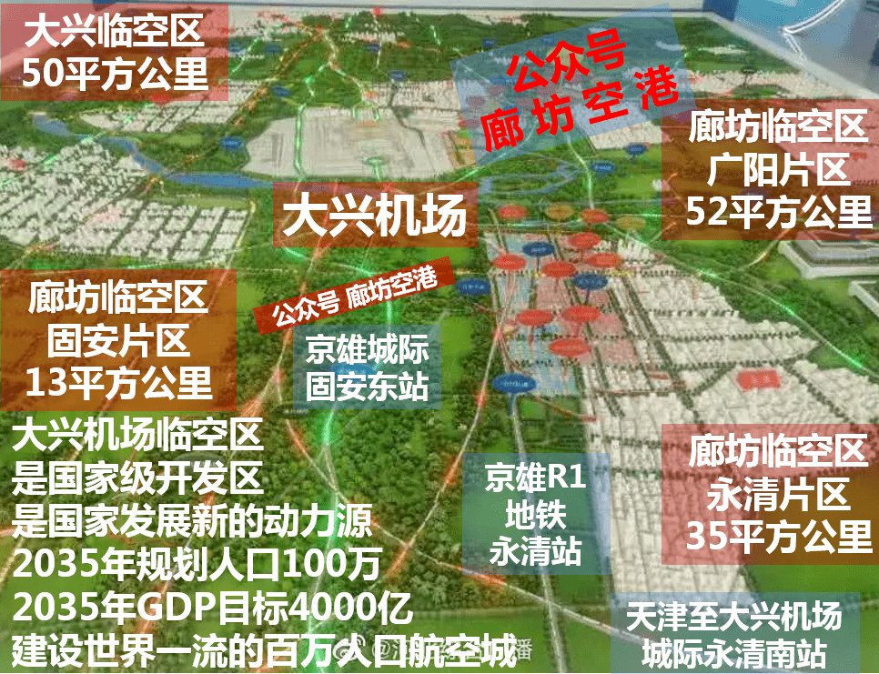 廊坊临空区规划人口50万