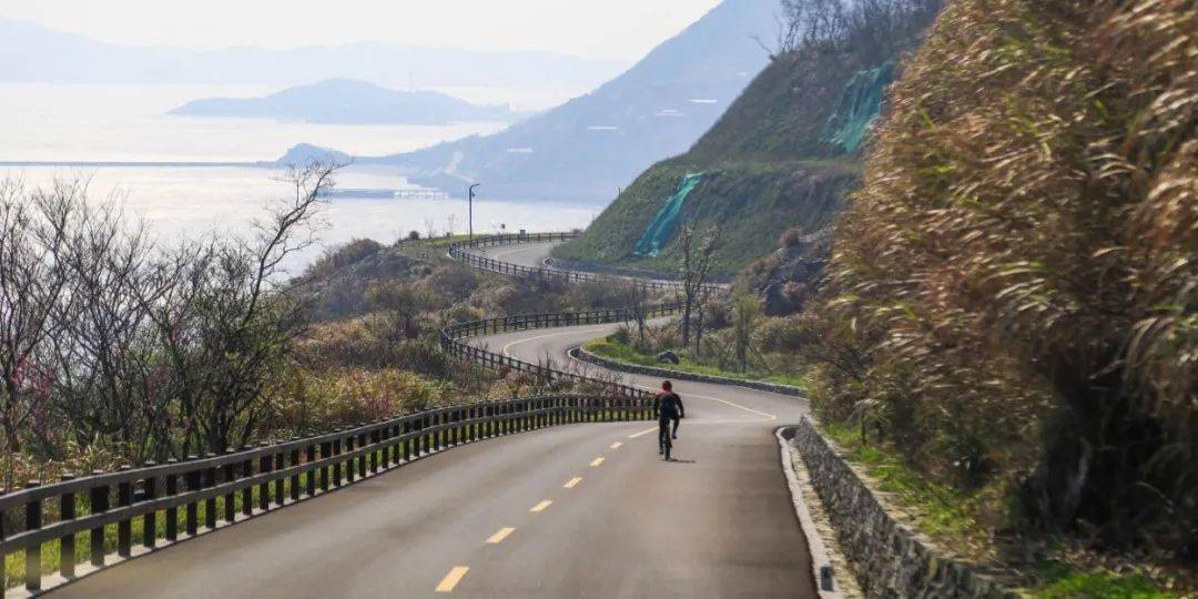 这是一条盘旋在青山碧海间的风景长廊,被网友称为"普陀最美公路,一