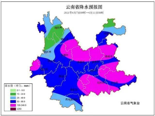 明天高考,云南多地大雨 暴雨 大暴雨!昆明天气