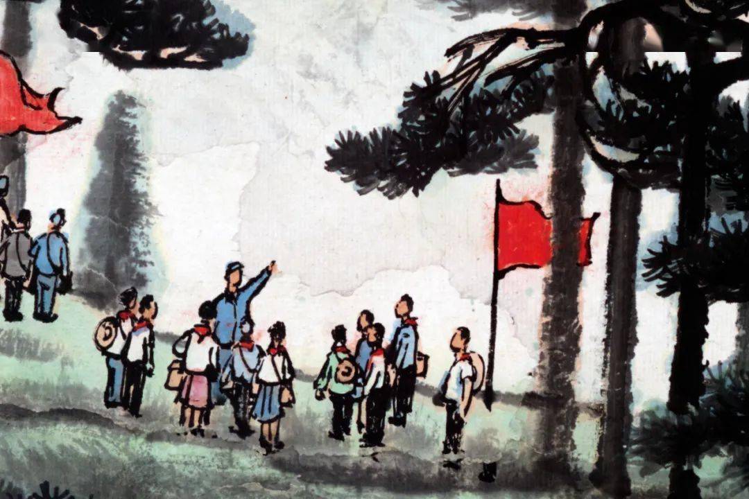 书画中的百年党史(三)——李可染《井冈山》