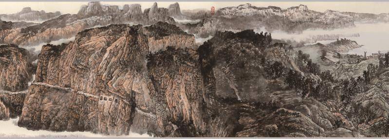张龙新山水画欣赏