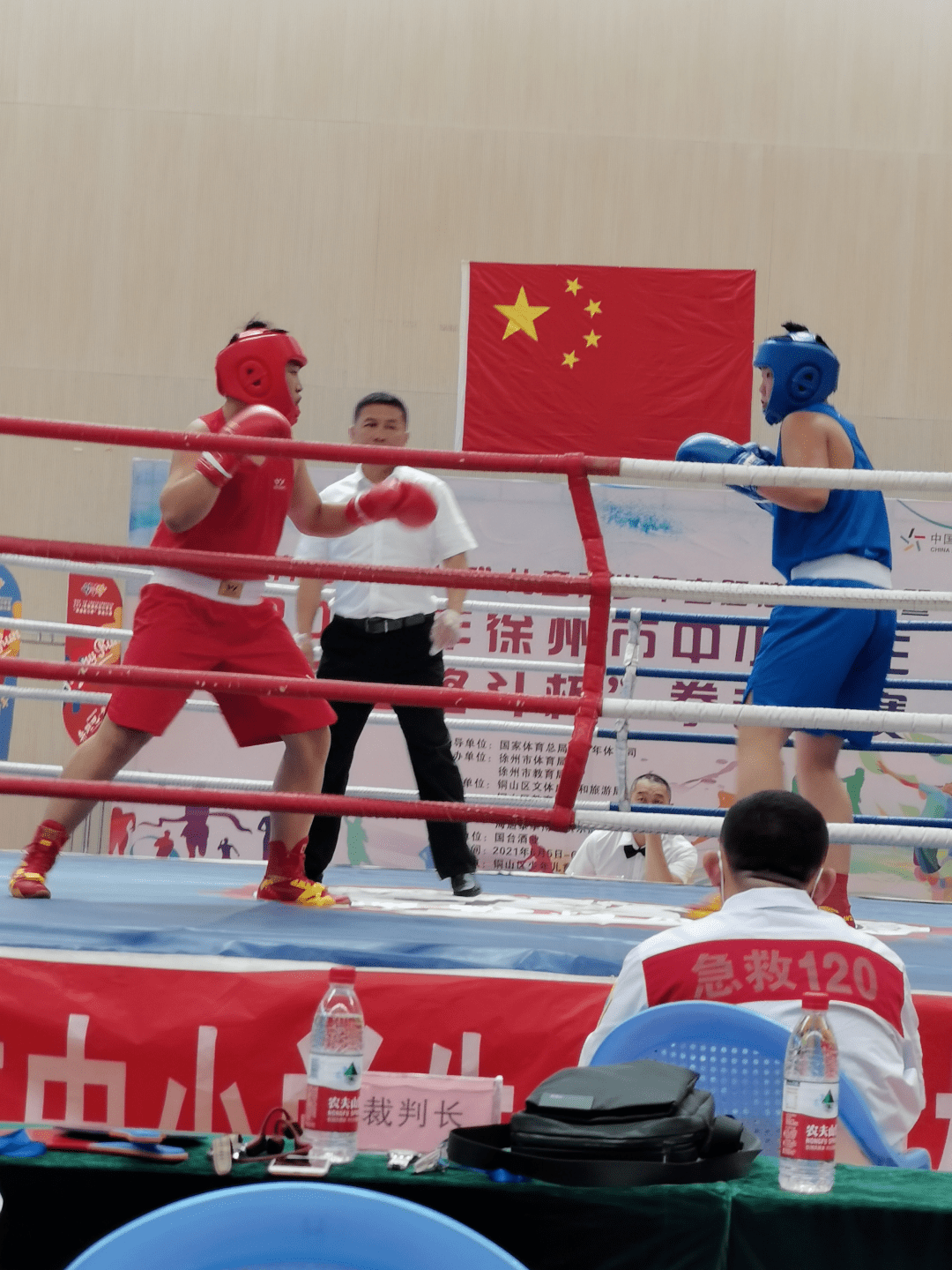 徐州市中小学生拳击赛在铜山区成功举行