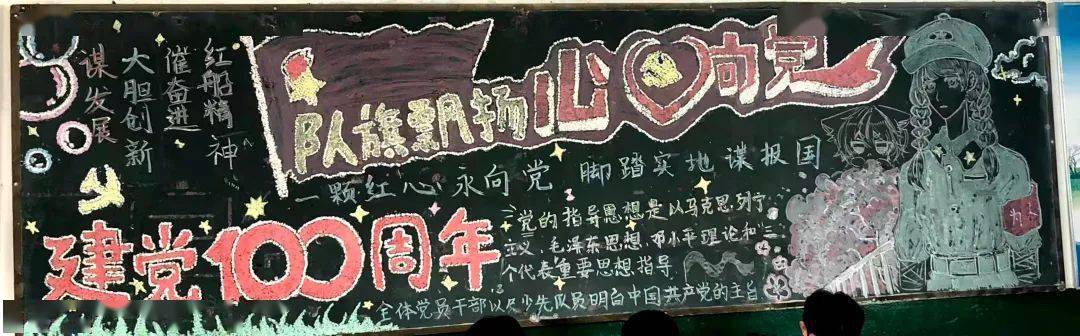 邱县一中 | "学党史,强信念,跟党走"的主题板报展