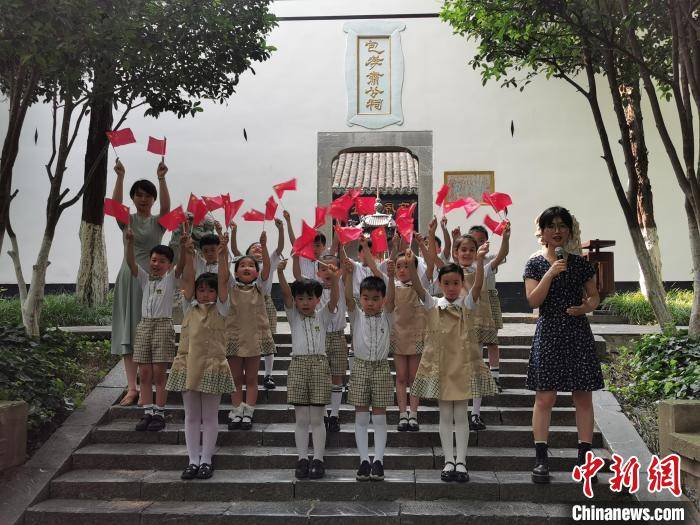 台湾小朋友合唱《合肥是我家》歌曲 储玮玮 摄