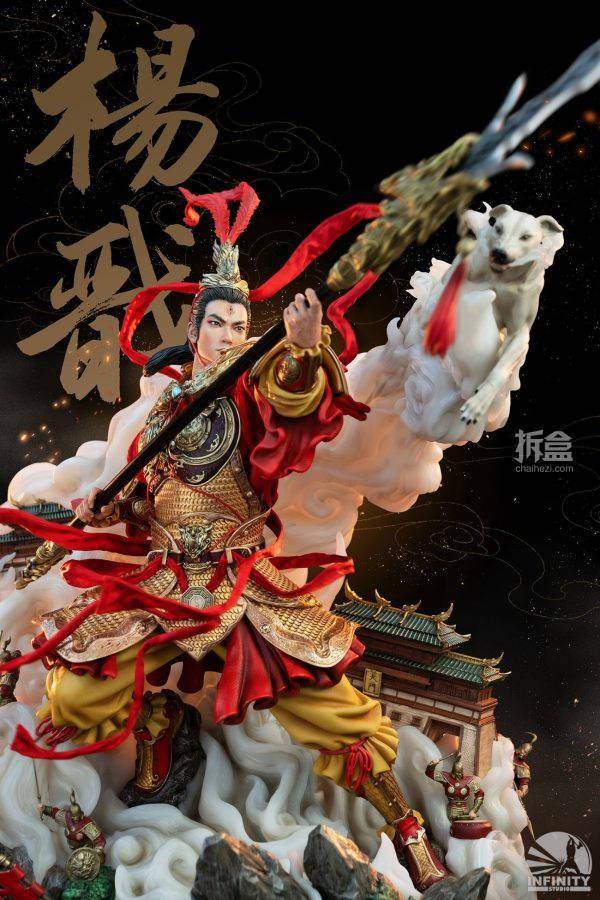 开天工作室神话系列封神演义神将杨戬二郎神雕像