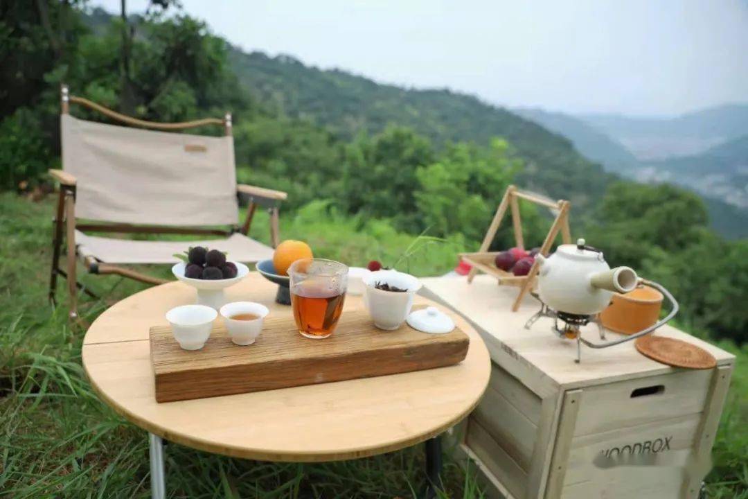 借一座山头喝茶吃梅听风看景吃杨梅也是一种生活美学