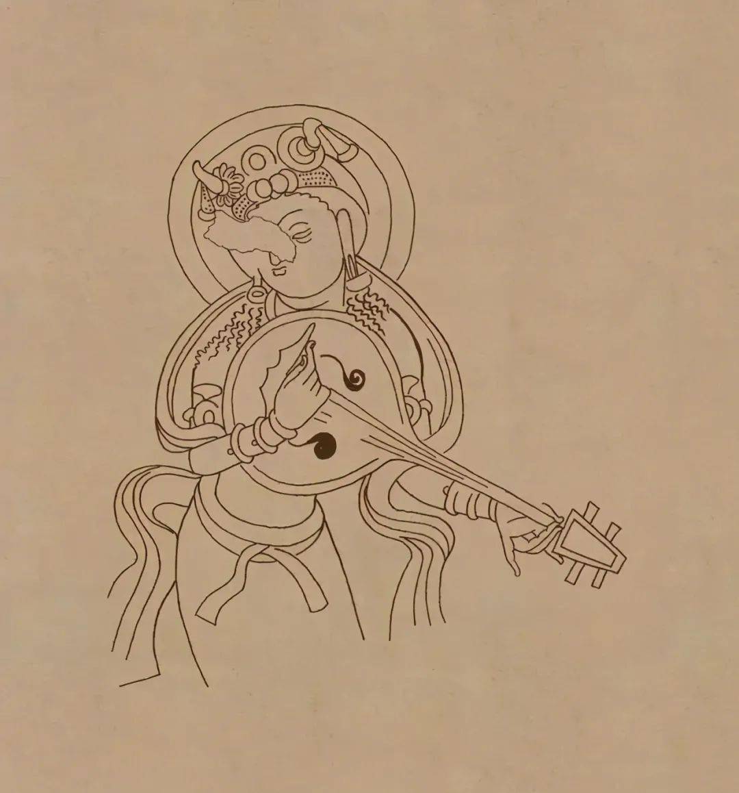 永乐宫壁画敦煌莫高窟克孜尔壁画线描的高清之美