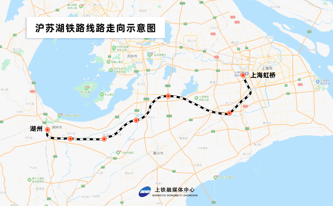 宁杭高铁,湖杭高铁相连,共同构筑起长三角核心区城际快速铁路客运网络