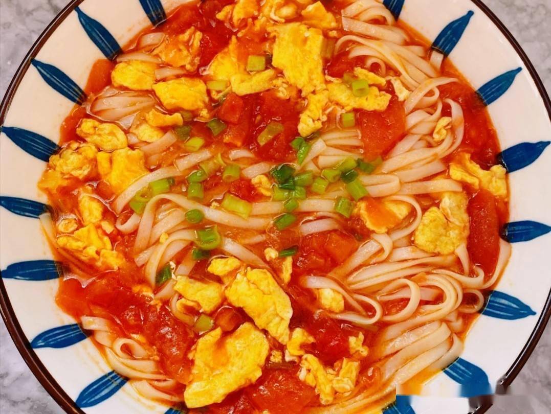 美味好吃的早餐面推荐:番茄鸡蛋汤面,葱油拌面,西红柿