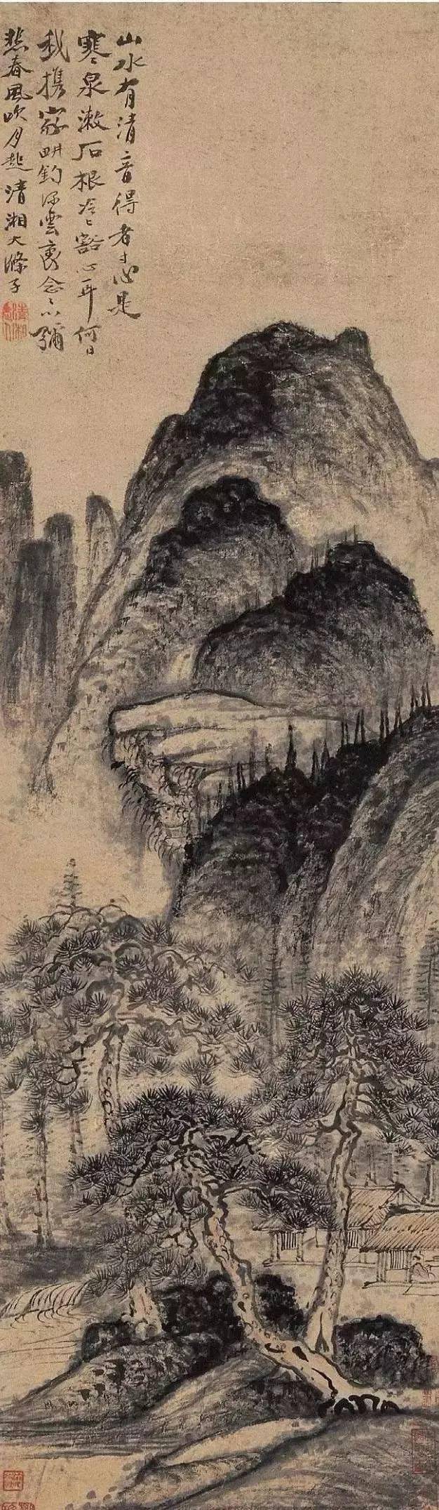 从皇室后裔沦落成画僧,他被赞"300年间第一人"!