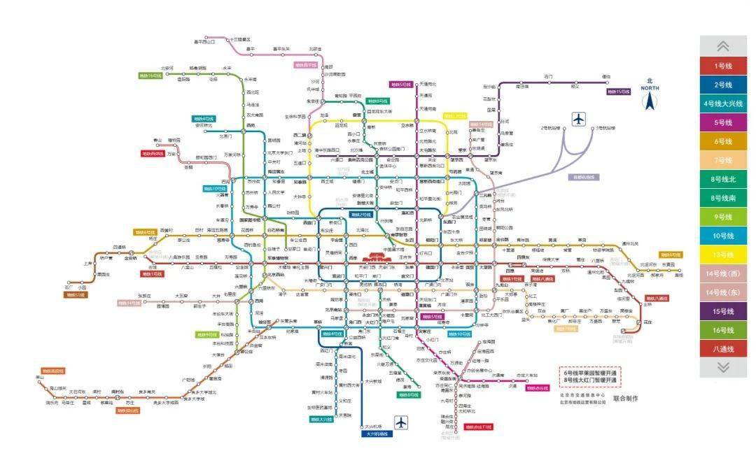 8号线等43条线段的建设,累计建成通车里程共计661公里,占北京市地铁