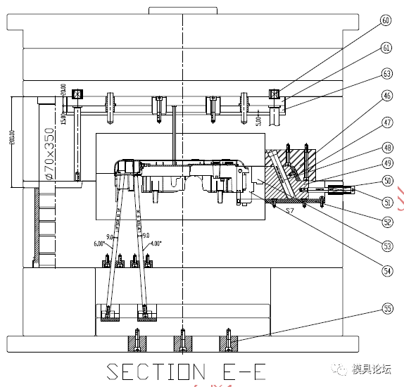 打印机底壳热流道注塑模设计 3d_模具