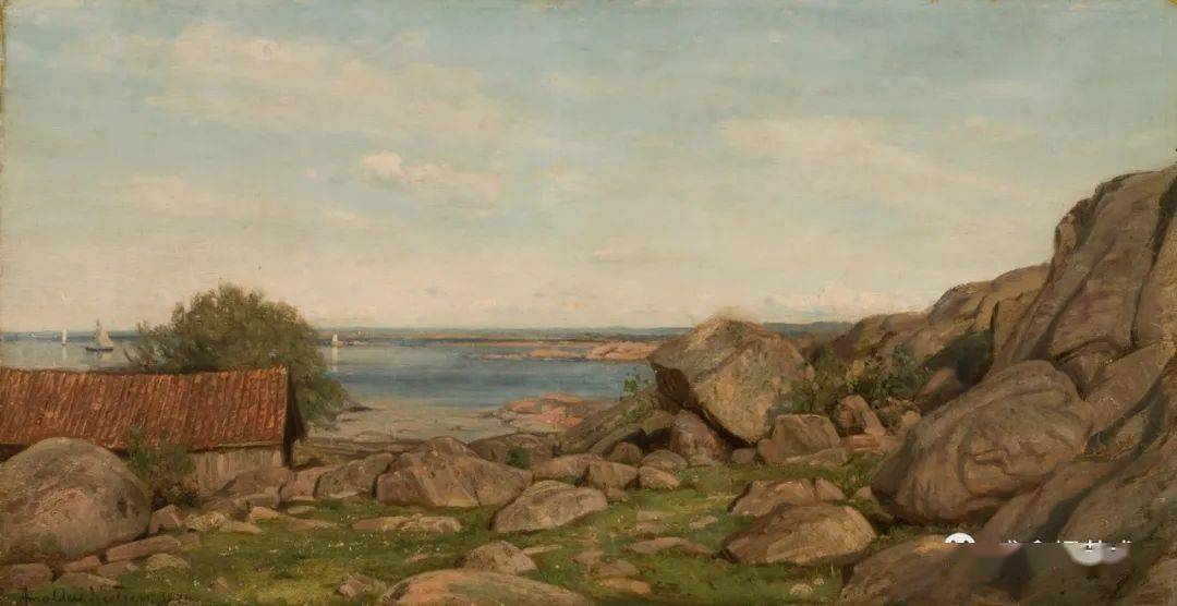 挪威自然主义风景绘画之父一一尼尔森作品