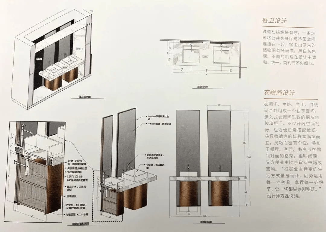 上图为卫生间洗手台的