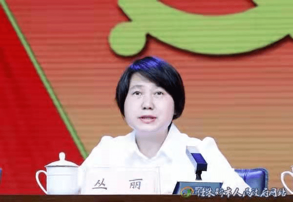 市委副书记,市长丛丽主持大会.