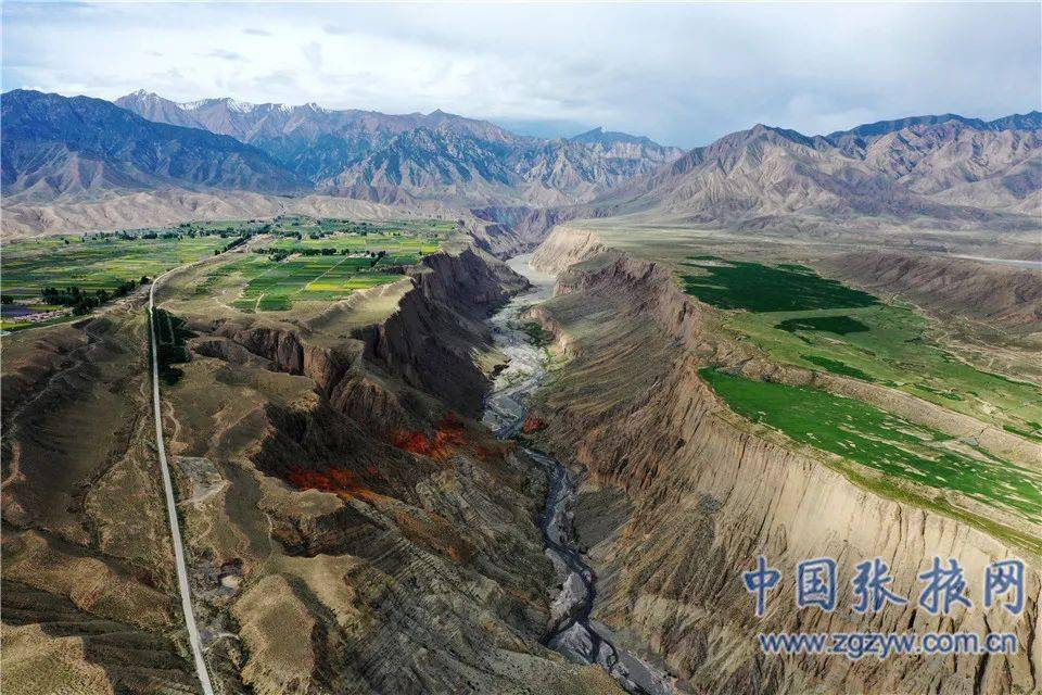 【图集】张掖:祁连山下马营河 峡谷奇观藏戈壁_高台县