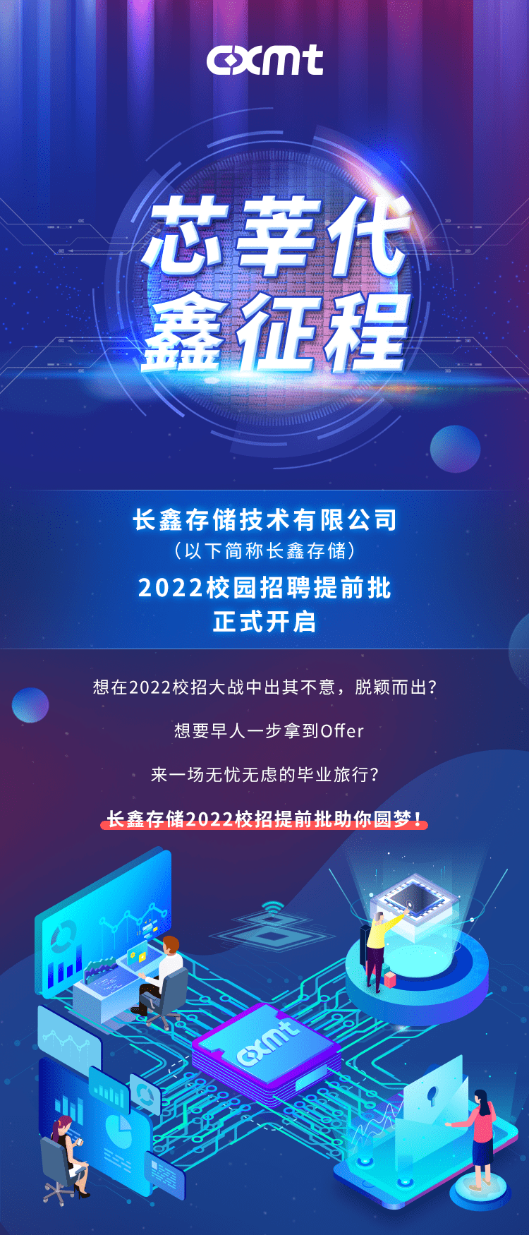 2022届 | 长鑫存储2022校招提前批正式开启!