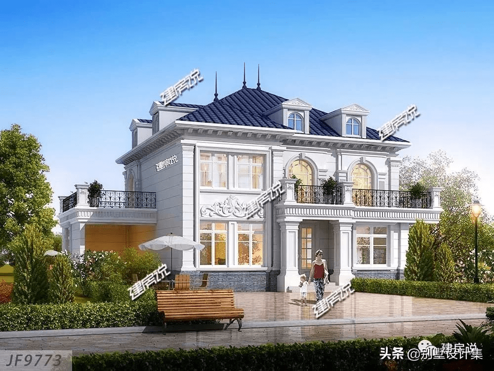 5款巴洛克风别墅图纸打破千篇一律崇尚新潮和气派