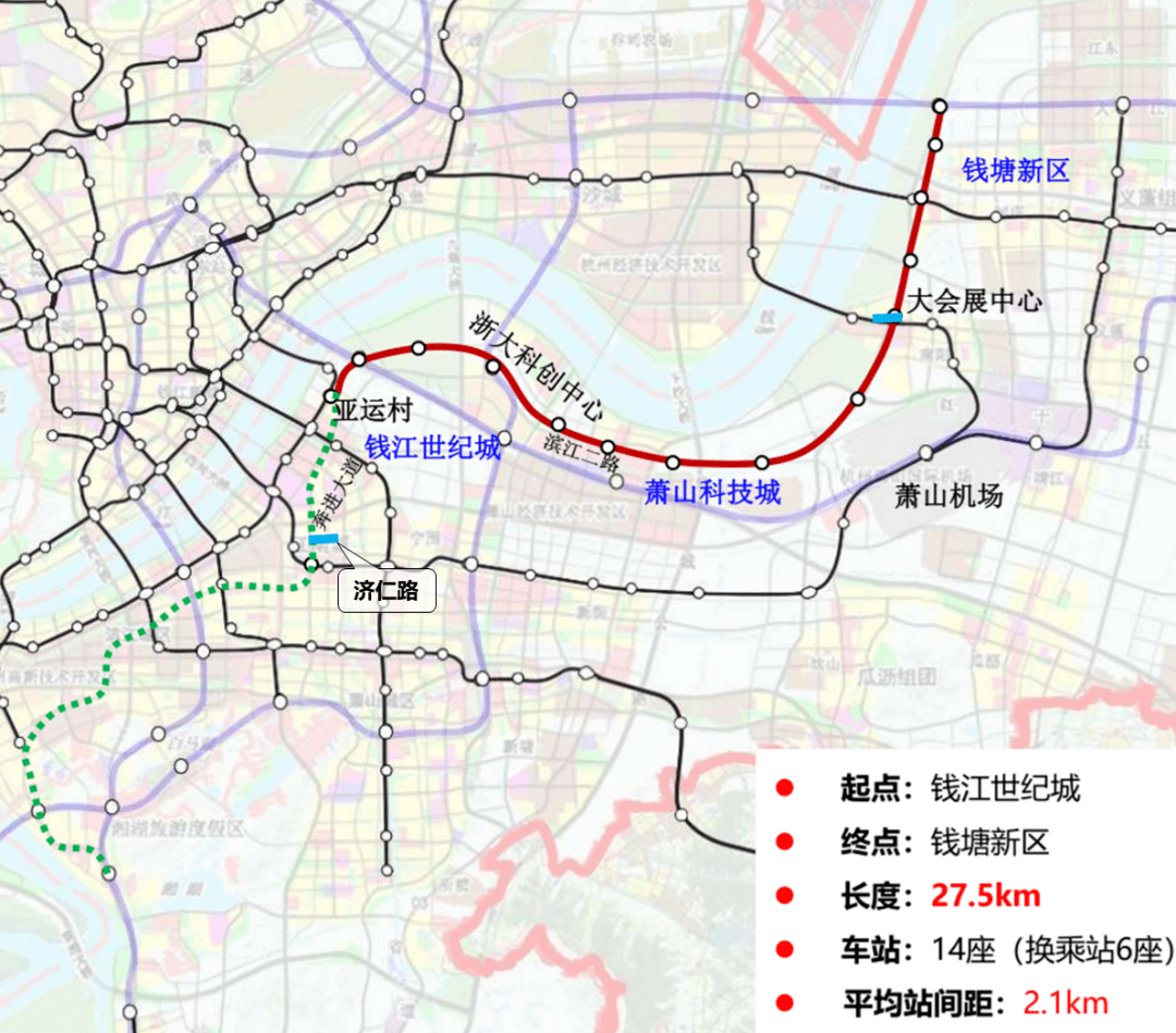 长度被砍掉55公里两条新线路消失谁最受伤杭州地铁四期最新线网公布