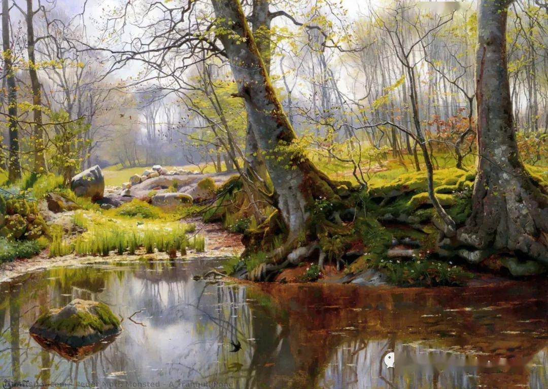 欣赏|油画风景基础知识:如何画好水?_河流