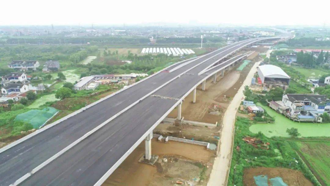 连接线工程 常昭路至向阳西路段(s2标)全线高架和上跨常合高速立交桥