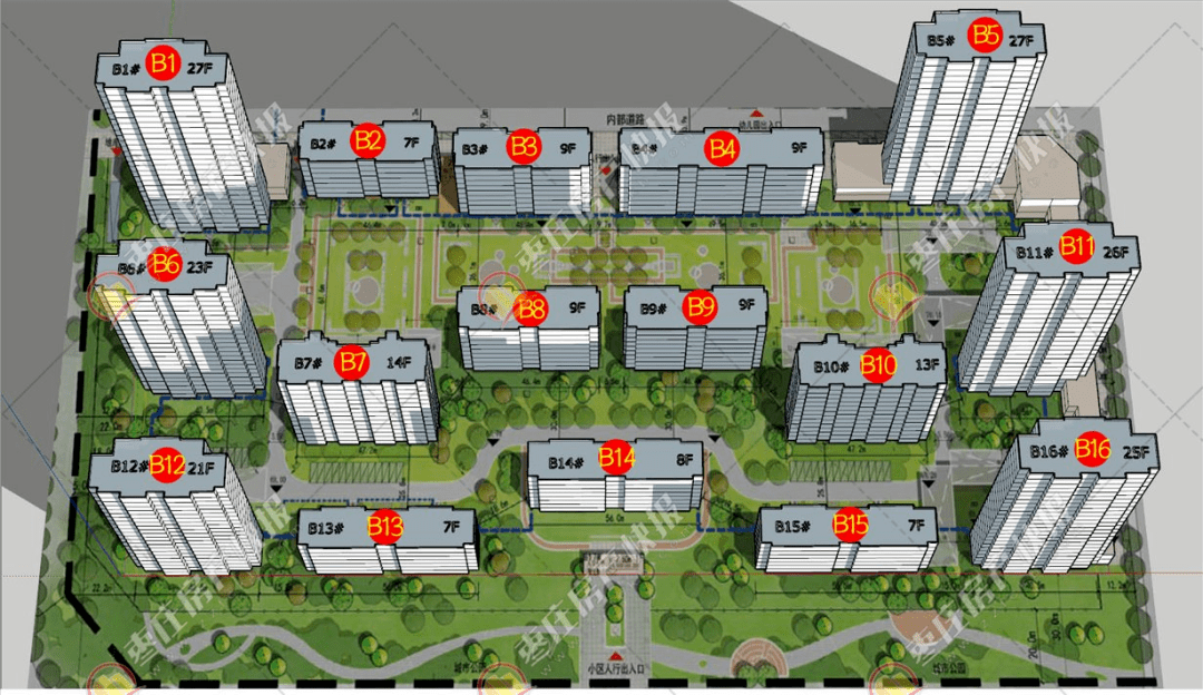 冬至上午8点青檀府楼盘日照分析全被遮挡的楼层有:b