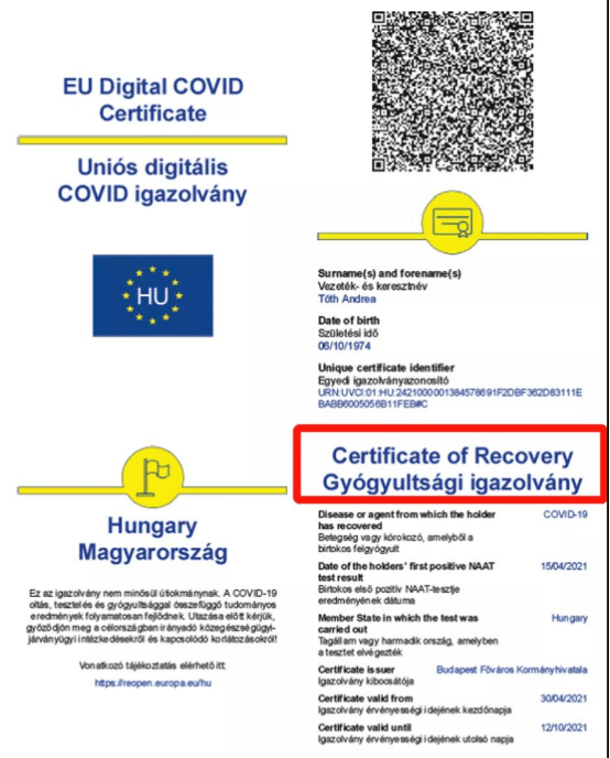 如何在匈牙利申请到欧盟新冠证书?_疫苗
