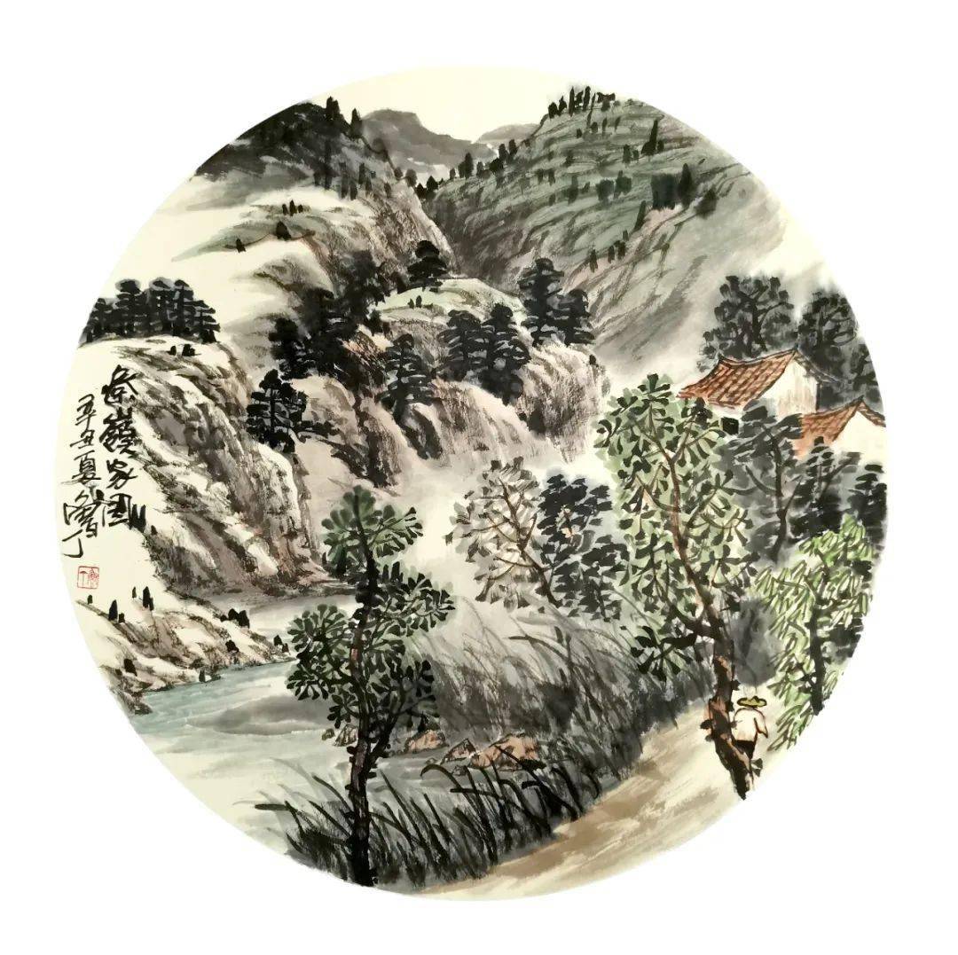陕西大长安国画院建院五周年展示月丨画家张建军