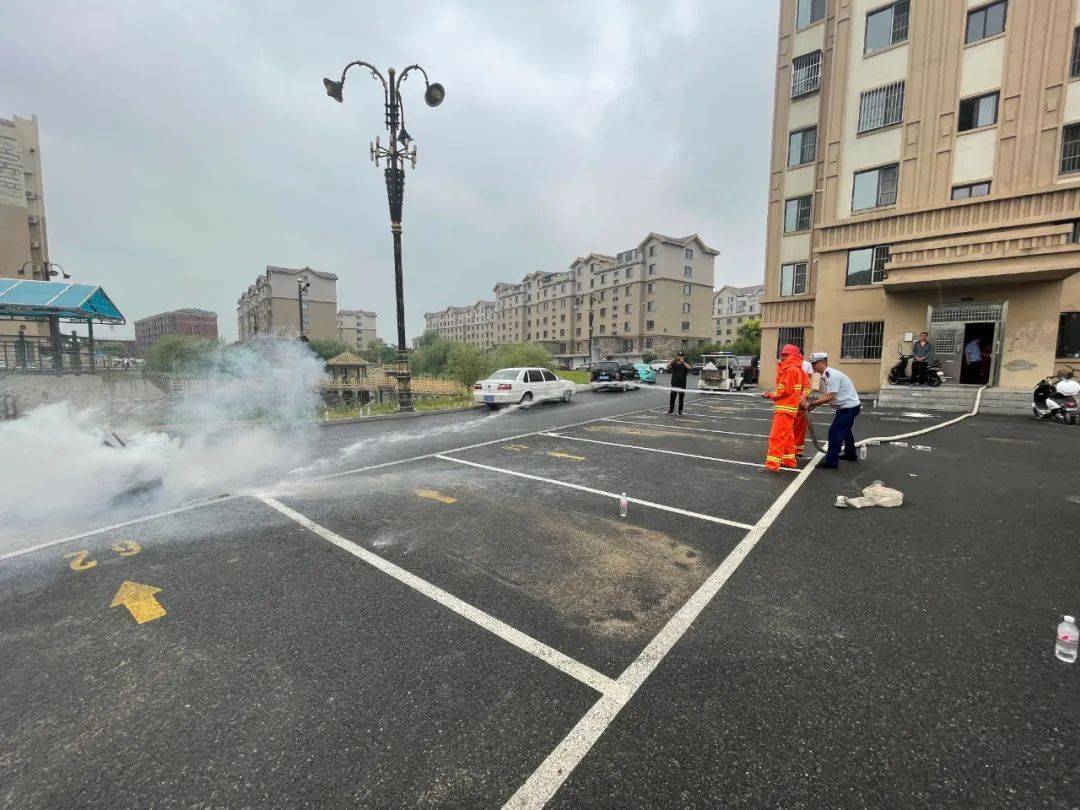 西丰县消防救援大队组织凯帝物业公司开展高层民用住宅小区消防安全