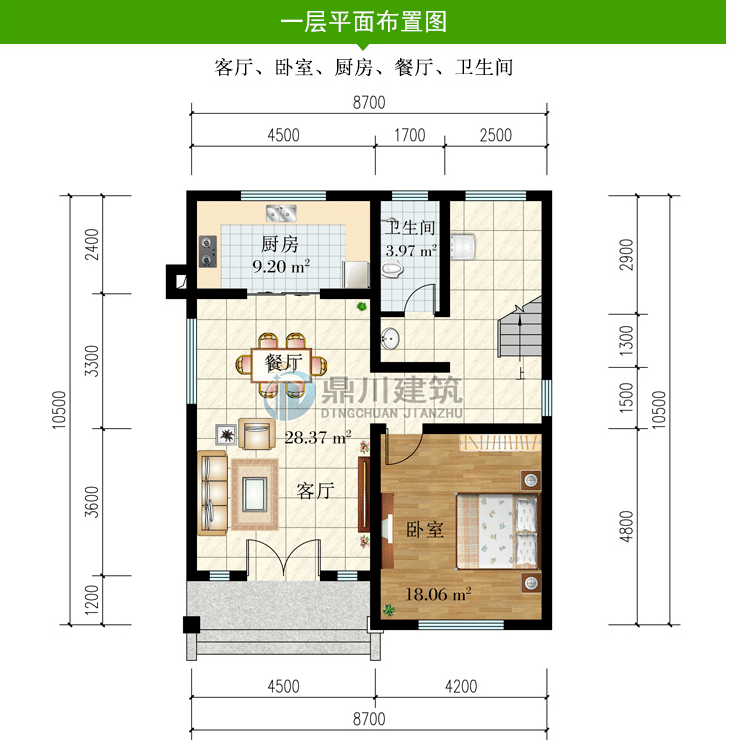 开间8米左右,这4款自建别墅图纸,外观美布局实用,小面