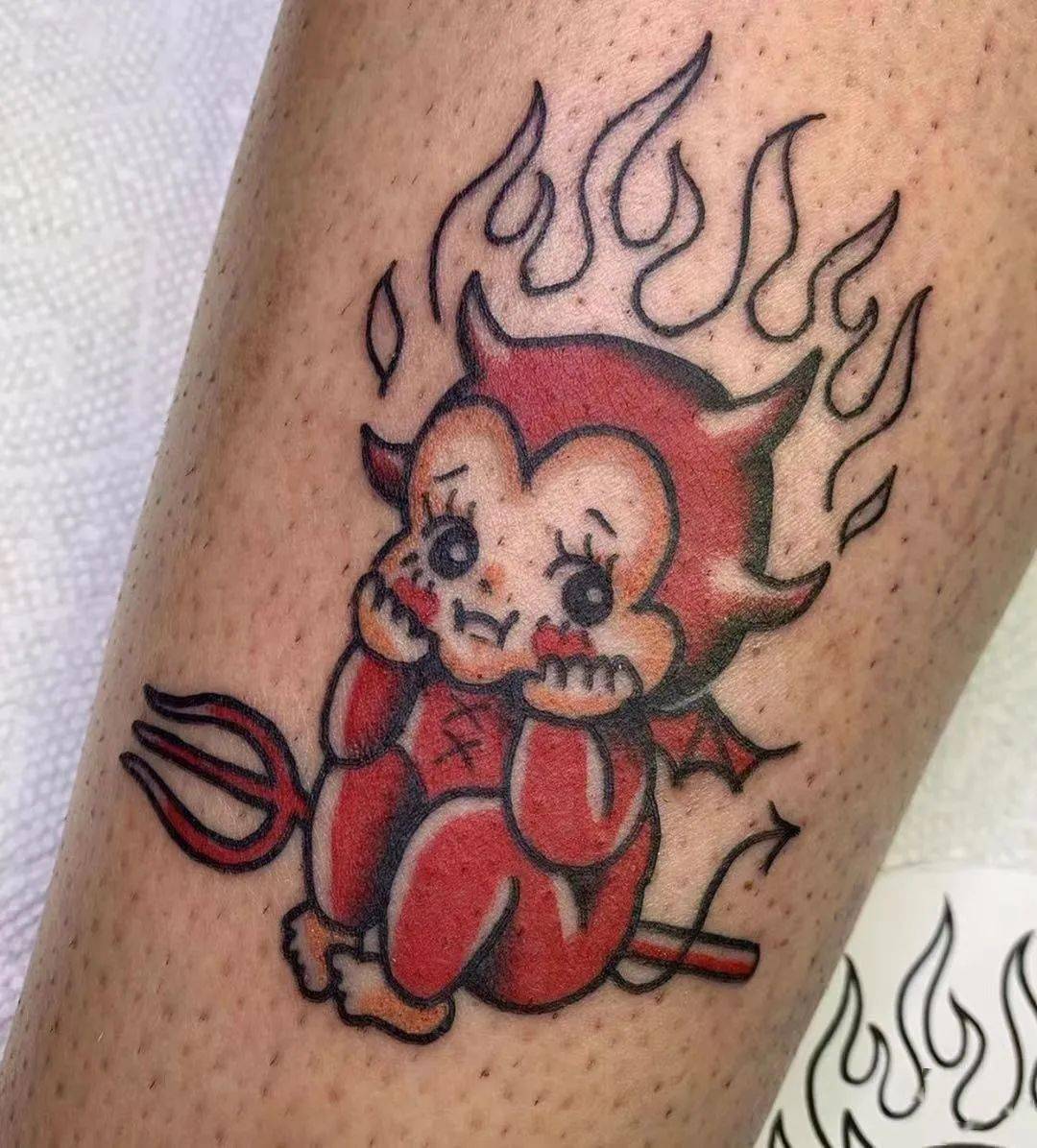 西方的小恶魔纹身