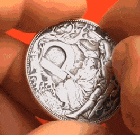 俄罗斯硬币雕刻大神,机关重重,太想