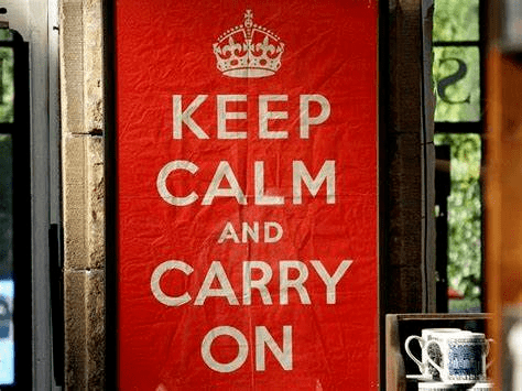 "keep calm and carry on"这让小新想起海报界的经典作品严格遵循防控