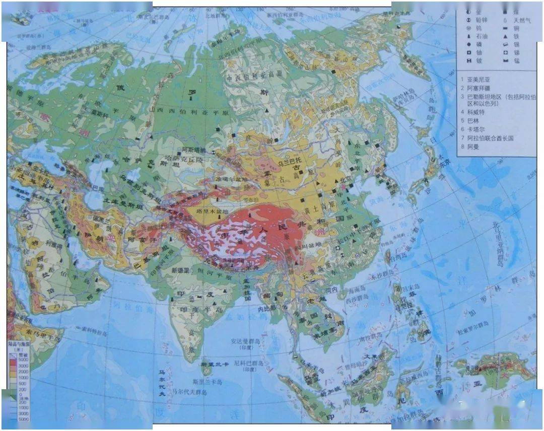 资源整合高中地理最常用地图资源打包总汇高中地理高清直观图库珍藏版