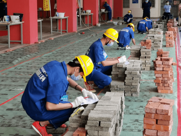 全国乡村振兴职业技能大赛海南省选拔赛砌筑工赛项火热举行