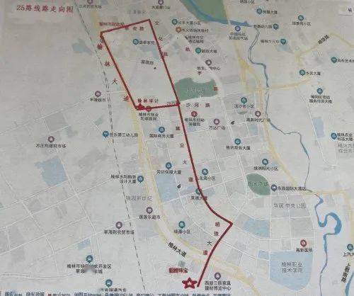 榆林20路公交车路线图,榆林18路公交车路线图 榆林多条公交线路拟优化,将新开25,26路公交