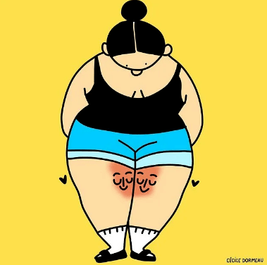 腰肥,腿粗,屁股大!身材犯规的"胖女孩"也很美!