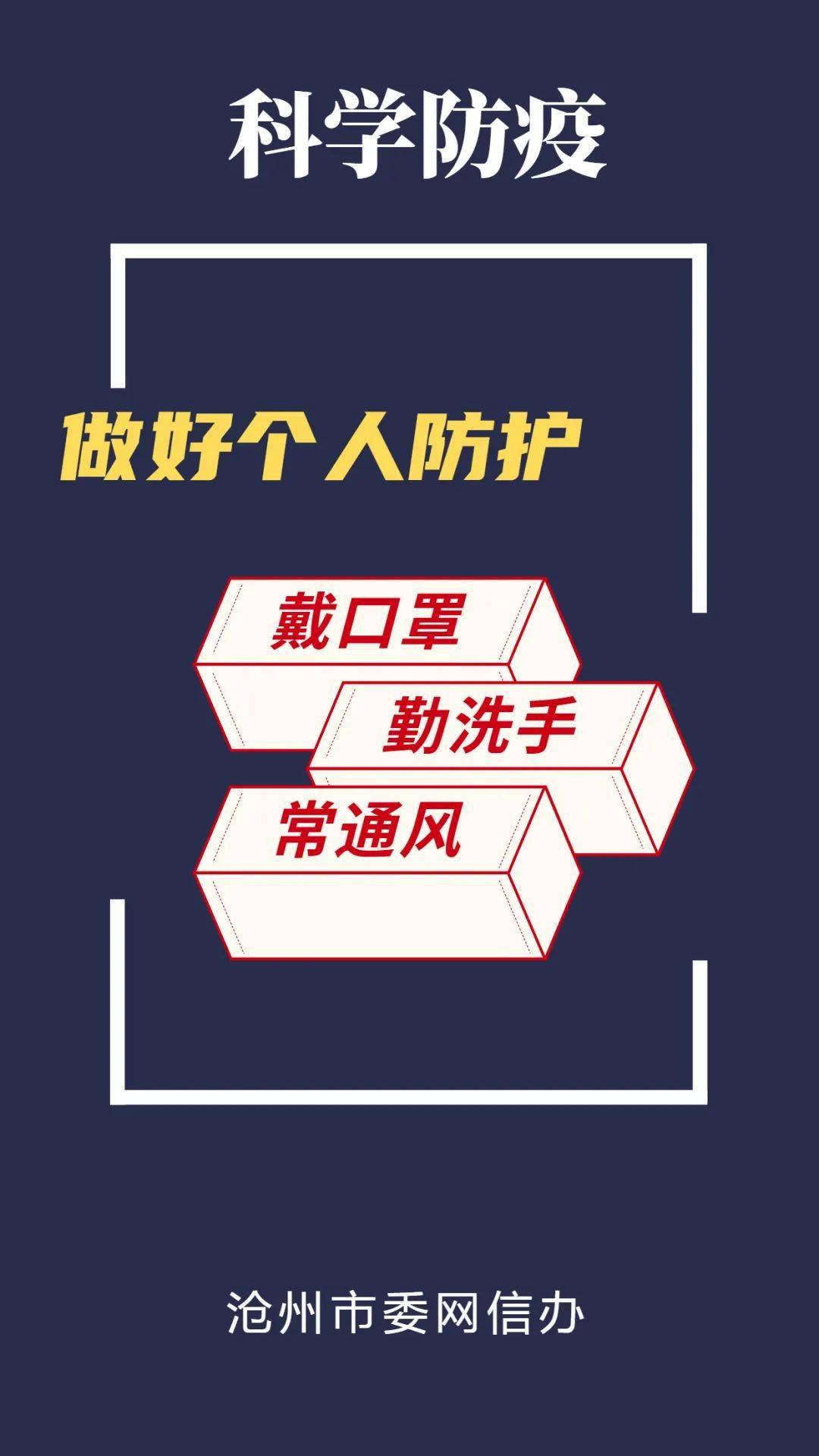 科学防疫系列海报来了,请注意查收_防控