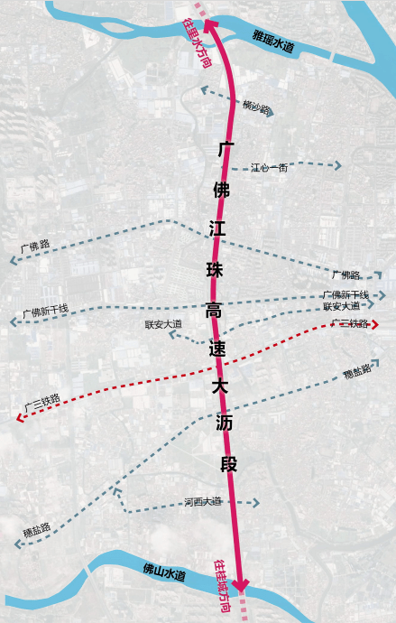 广佛江珠高速大沥段将大变样,点开