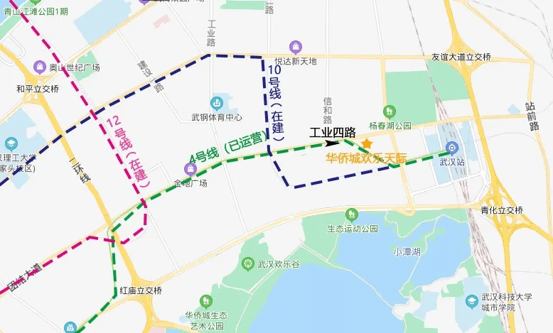 项目周边有"三纵五横"的交通路网,"三纵"从北向南依次是友谊大道,团结