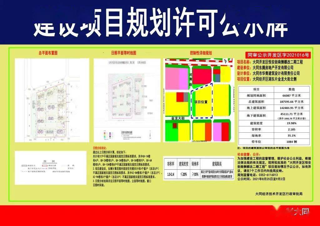 恒安街南侧!大同经开区棚户区改造二期规划公示