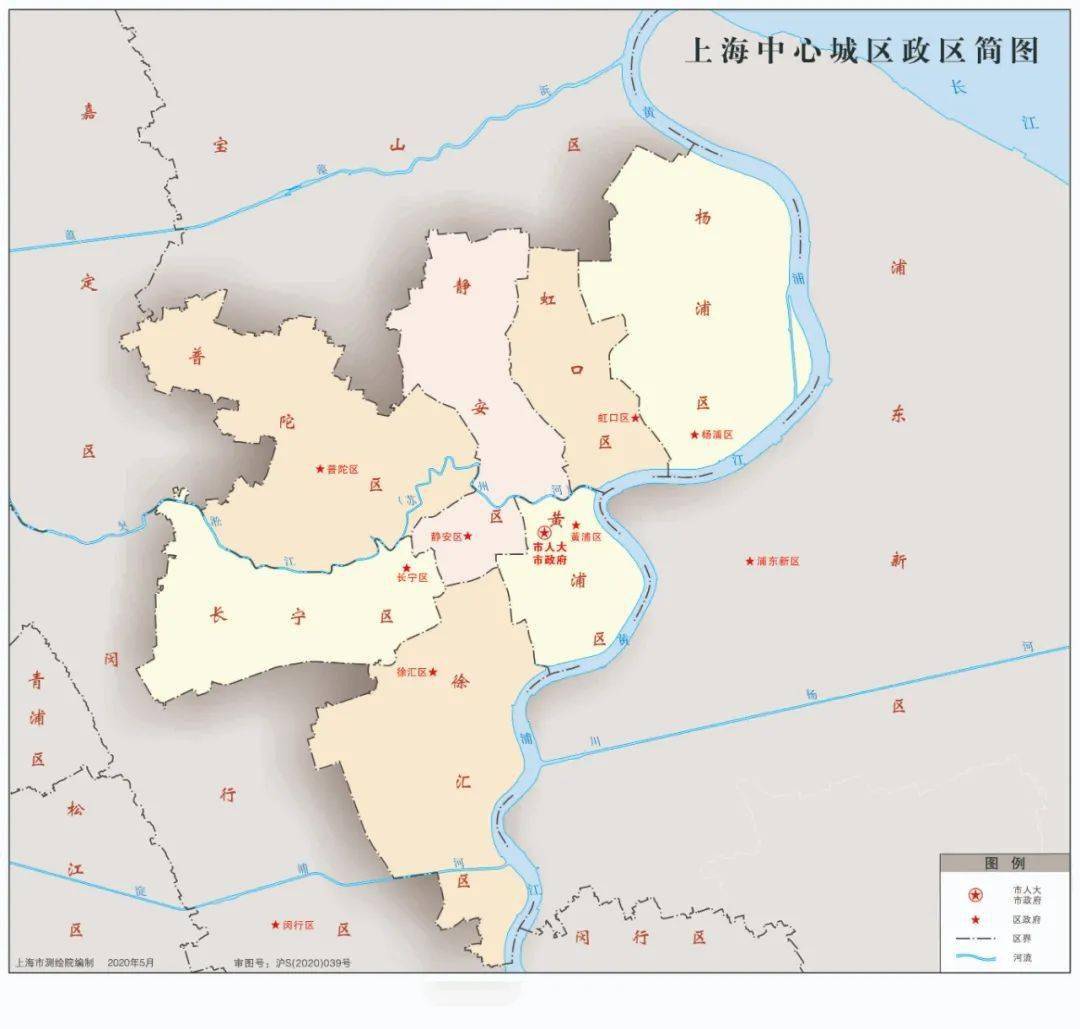 一条马路分开两个区上海中心城区间的这些界线你都知道吗