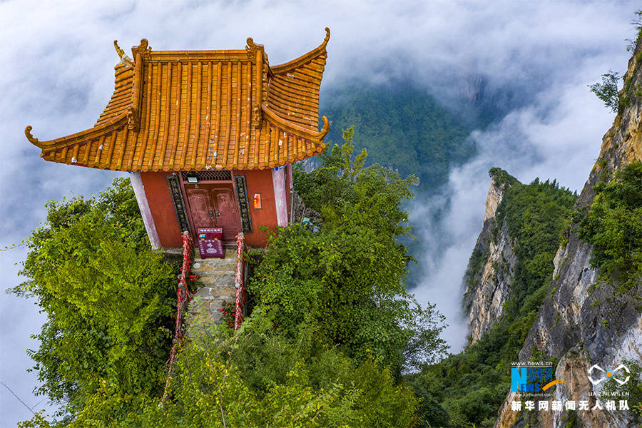 唯美|雨过天晴 重庆云台寺现烟雾美景