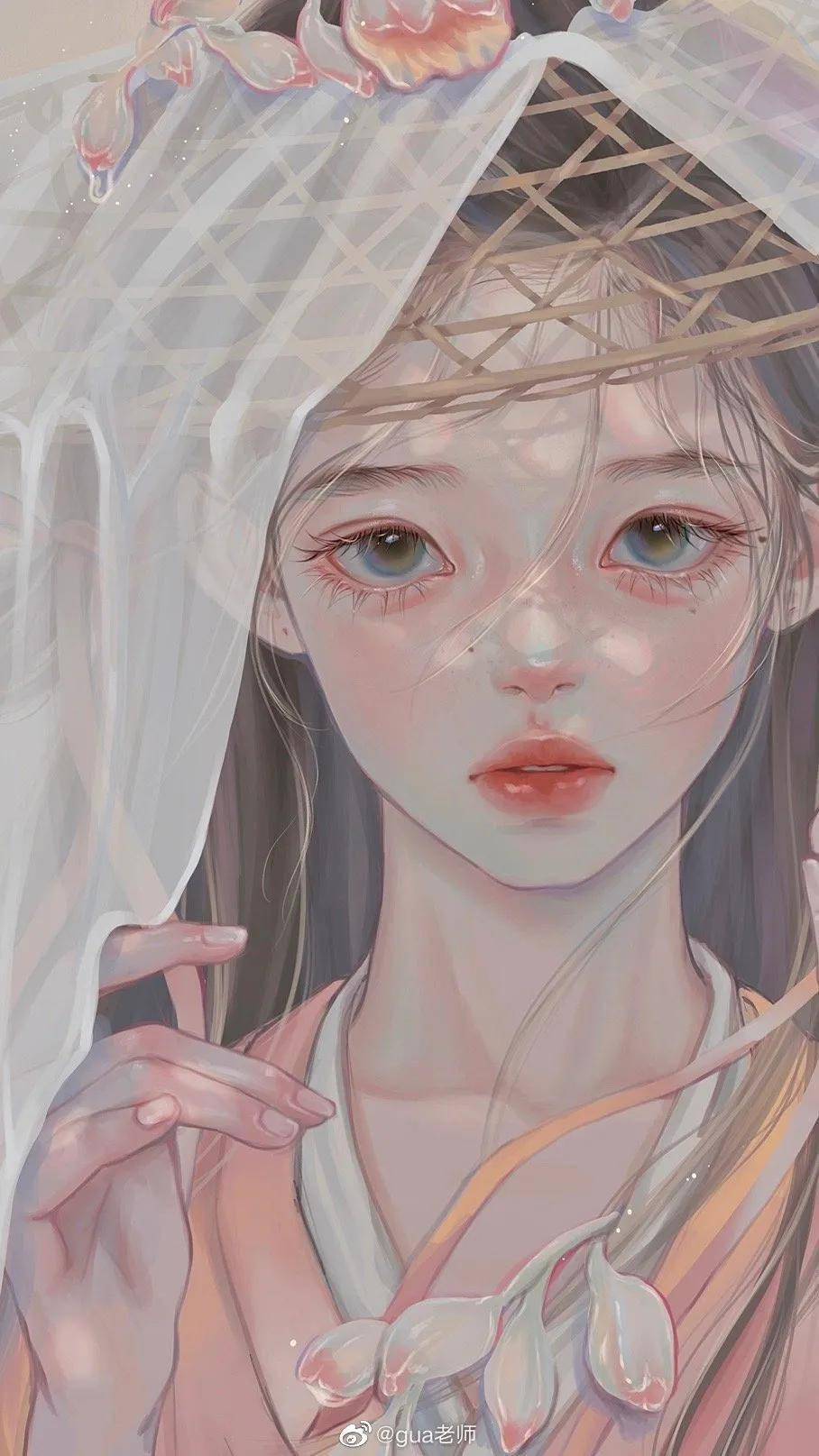 超赞的本草纲目草药拟人古风插画