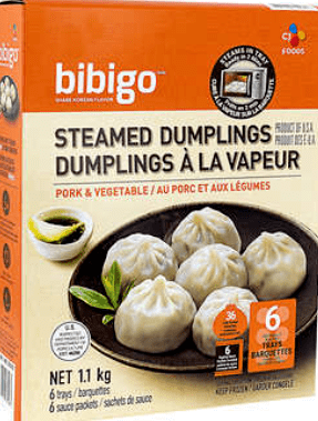 必品阁鸡肉蔬菜蒸包(bibigo chicken & vegetable steamed dumplings