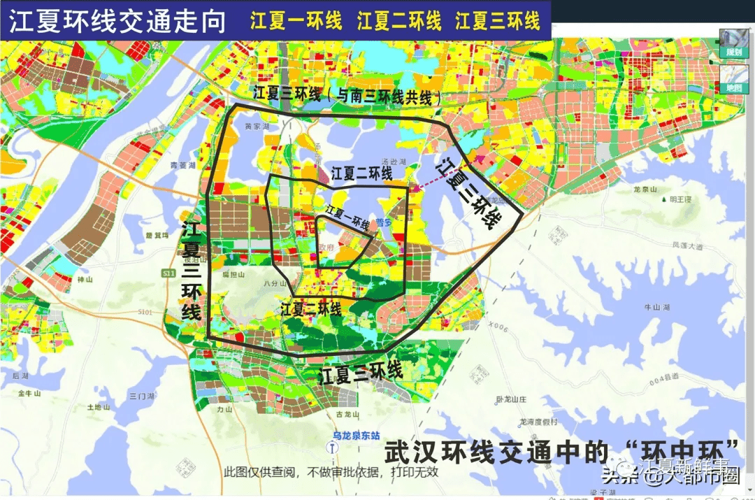 铁路桥,熊廷弼街,青龙山隧道,庙山大道,江夏大道,汤逊湖隧道或者大桥