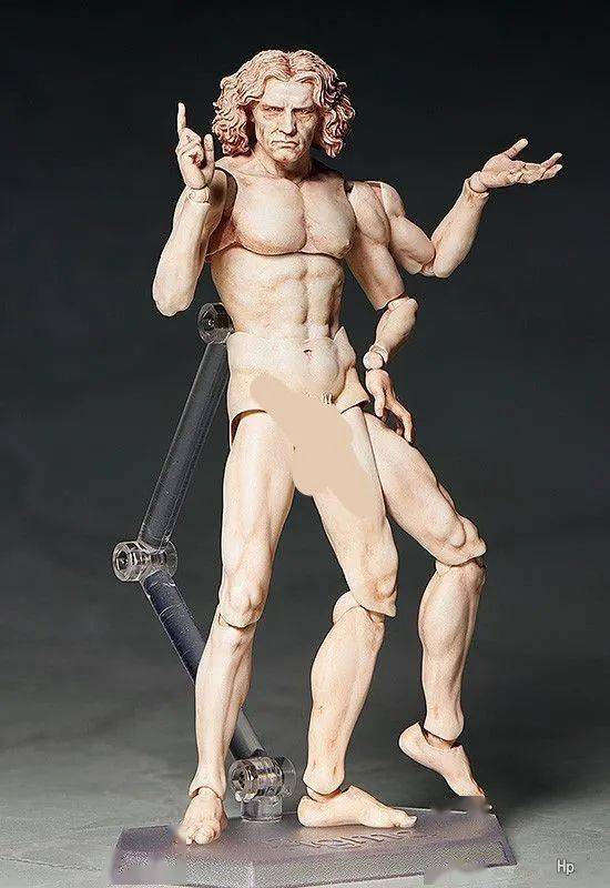 新品预定~ freeing 桌面美术馆 维特鲁威人体图 figma