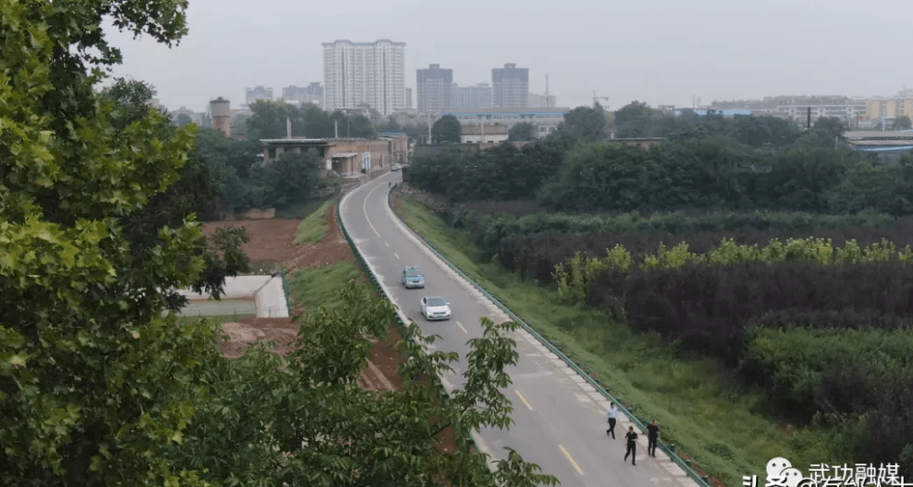 武功县重点交通项目普洪路正式竣工通车