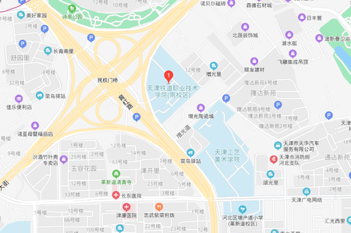 天津市河北区金钟河大街232号(南校) 天津站-天津站地铁站6号口(3号线