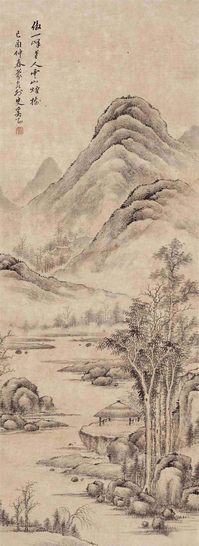 【名品视界】清代画家.奚冈的山水画欣赏(一)